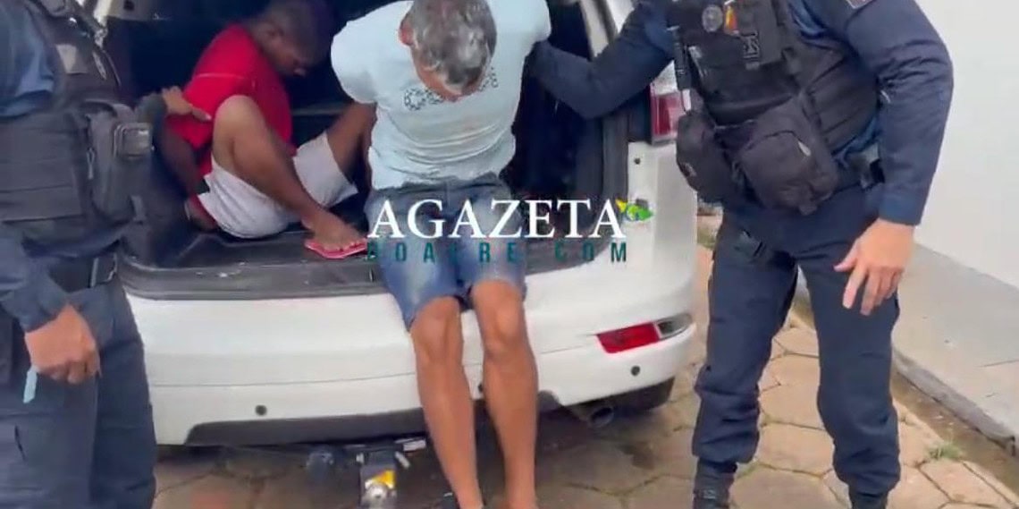 Suspeitos de atirar contra residência de familiares de faccionado são presos em Rio Branco