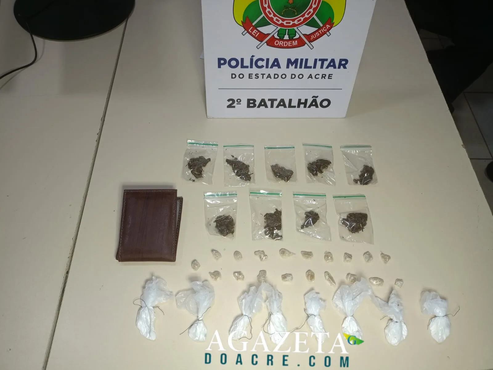 Polícia Militar flagra trio com drogas no Segundo Distrito de Rio Branco