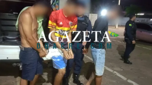 Polícia Militar flagra trio com drogas no Segundo Distrito de Rio Branco