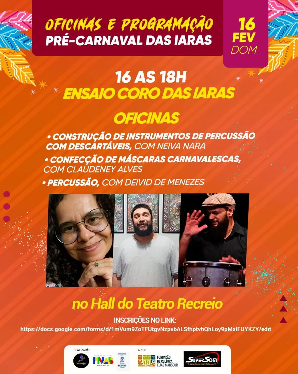 Confira as atrações culturais do fim de semana em Rio Branco