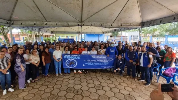 Com mais de 100 agentes, Prefeitura de Rio Branco inicia mutirão contra dengue