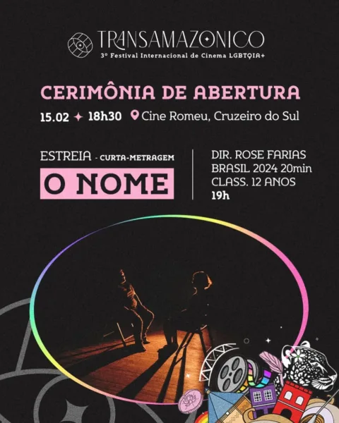 Festival Transamazônico estreia em Cruzeiro do Sul com filme ‘O Nome’ e festa da diversidade