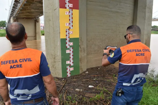 Níveis dos rios no Acre apresentam vazante, mas previsão é de mais chuvas nos próximos dias