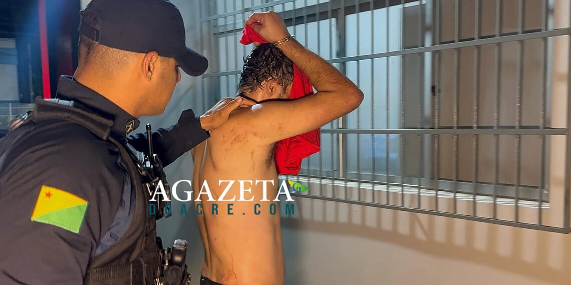 Padrasto tem surto psicótico e esfaqueia enteado em Rio Branco