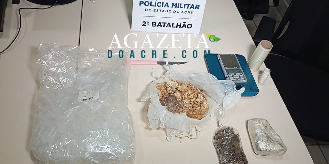 Homem é preso em flagrante enquanto preparava drogas para venda na Cidade do Povo