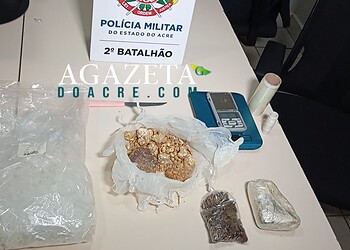 Homem é preso em flagrante enquanto preparava drogas para venda na Cidade do Povo