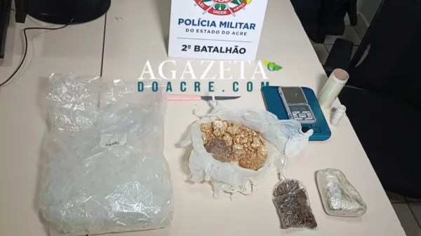 Homem é preso em flagrante enquanto preparava drogas para venda na Cidade do Povo