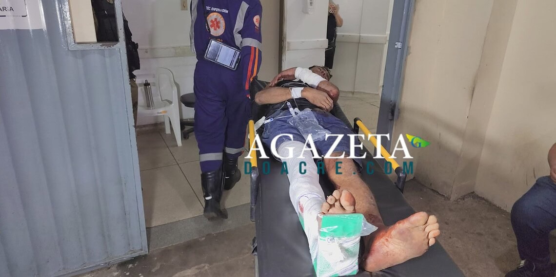 Homem é espancado por populares após assaltar mulher em Rio Branco