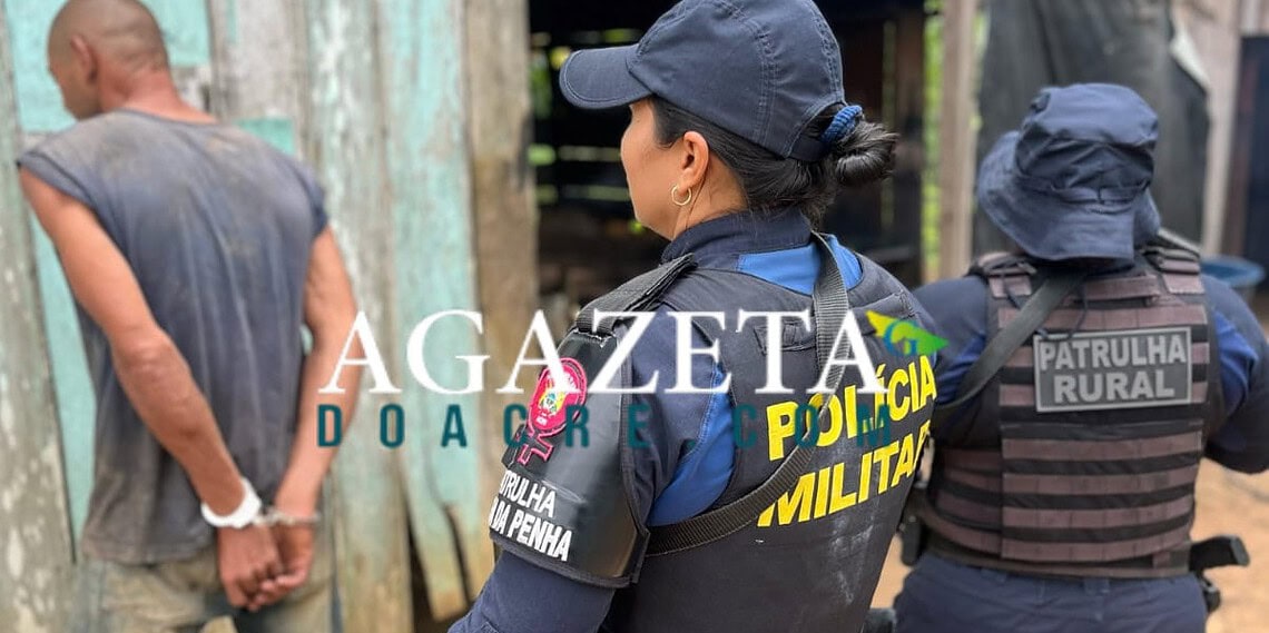 Homem é preso por agressão à companheira no Acre; vítima sofreu ferimentos na genitália