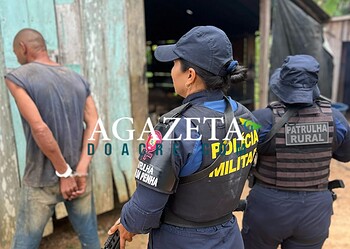 Homem é preso por agressão à companheira no Acre; vítima sofreu ferimentos na genitália