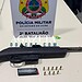 Polícia Militar prende homem com rifle calibre .22 no Segundo Distrito de Rio Branco