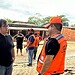 Secretário Fabio Rueda (camiseta preta) confirmou que Representação do Governo em Brasília buscará apoio do governo federal para auxiliar famílias afetadas por enxurrada em Rio Branco. Foto: cedida