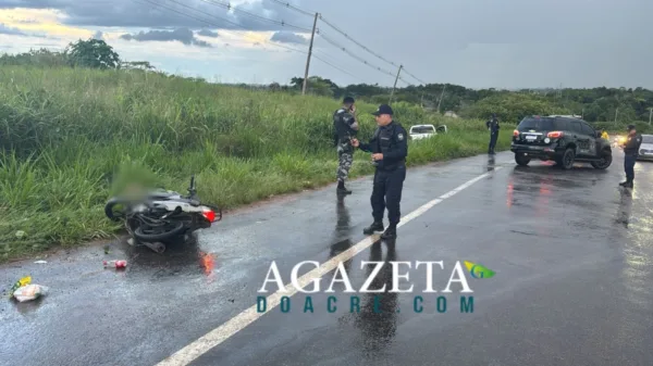 Caminhonete invade pista na contramão e mata motociclista na Via Verde