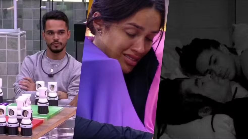 Resumo BBB 25 da madruga de domingo, 9/2: castigo de Eva continua, participantes no edredom e declaração de votos