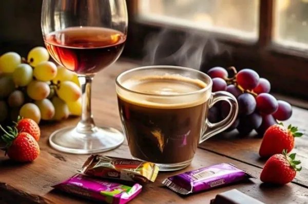 Café, chocolate e vinho reduzem risco de síndrome metabólica, diz pesquisa