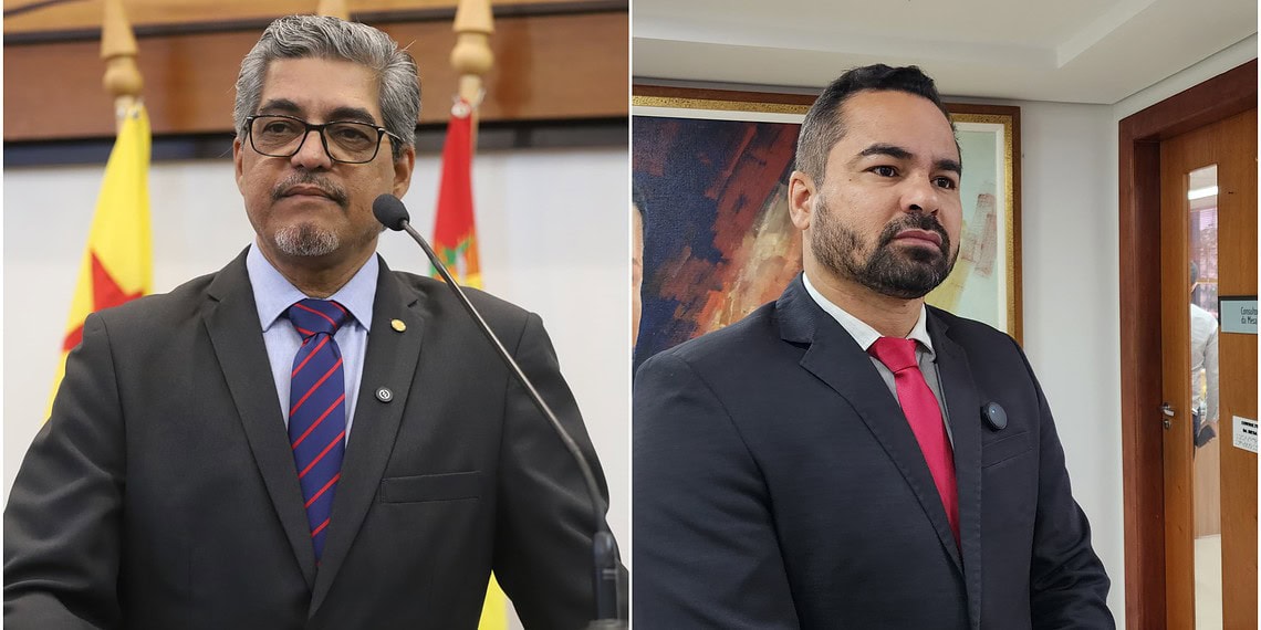 Edvaldo Magalhães (PCdoB) e Arlenilson Cunha (PL) - Fotos: Juan Vicent Diaz
