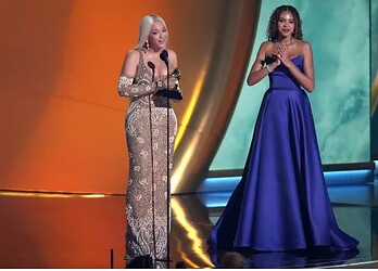 Beyoncé recebe Grammy de Álbum do Ano por 'Cowboy Carter' — Foto: Chris Pizzello/Invision/AP
