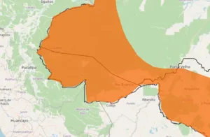 Inmet emite alerta laranja de chuvas intensas para todo o Acre