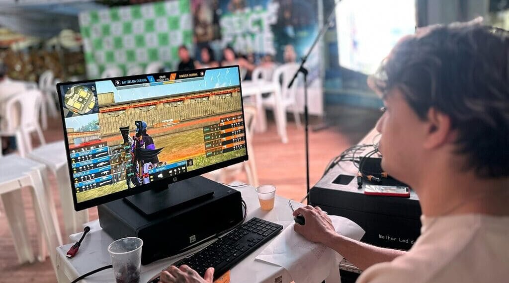 O campeonato não tem limite de idade, permitindo a participação de jogadores de diferentes faixas etárias. Foto: Cedida