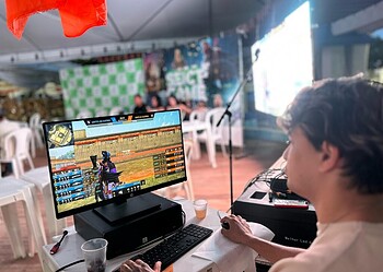 O campeonato não tem limite de idade, permitindo a participação de jogadores de diferentes faixas etárias. Foto: Cedida