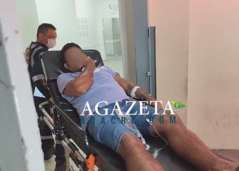 Idoso é esfaqueado no pescoço em frente a sua residência após negar dinheiro a conhecido na Vila do V em Porto Acre