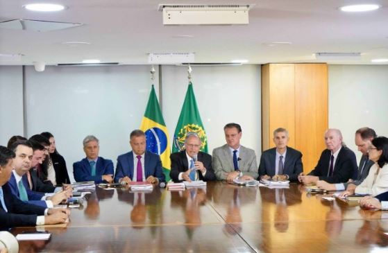 Vice Presidente da República Geraldo Alckmin anunciou medidas para redução do preço dos alimentos, após reunião no Palácio do Planalto - (crédito: Cadu Gomes/VPR)