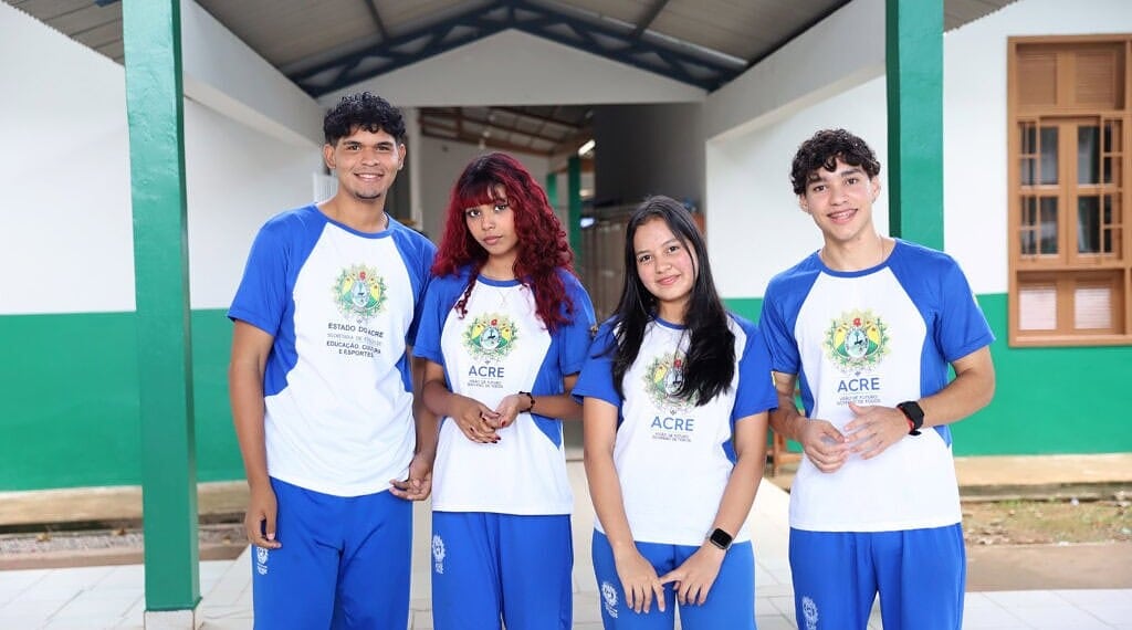 Estudantes do Instituto de Educação Lourenço Filho, de Rio Branco, alcançam 9º lugar na Região Norte e 2º no Acre na Obereri 2024. Foto: Mardilson Gomes/SEE