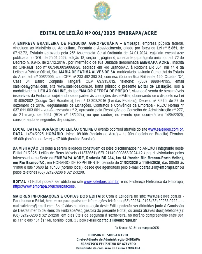Editais