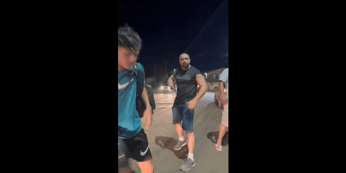 Motoboy é agredido por policial armado após colidir com carro no Acre; assista