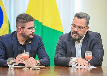 Gladson e Alan Rick - Foto: Secom