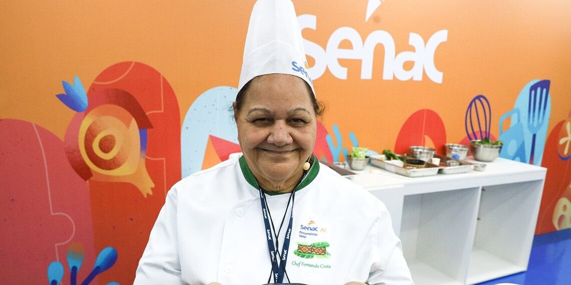 Fernanda Ferreira é chefe de cozinha e professora no Senac - Foto: Marcos Vicentti/Secom