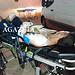 Motociclista sofre fratura exposta e ciclista fica ferida em acidente no interior do Acre