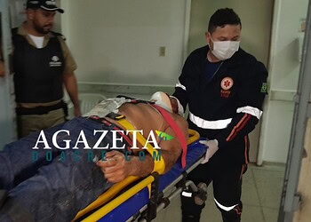 Homem cai de moto ao se assustar com animal e fica ferido em ramal de Rio Branco