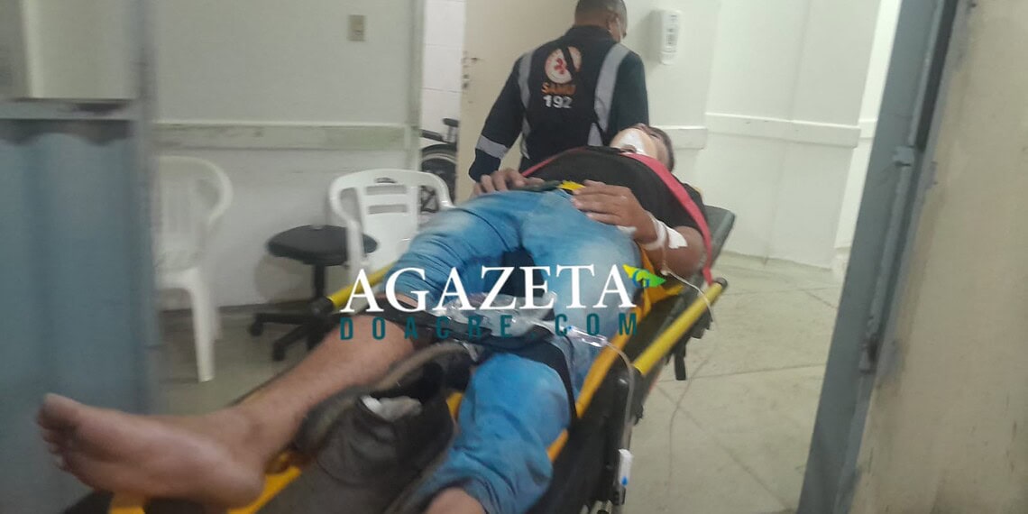 Colisão entre motos deixa dois feridos em Rio Branco