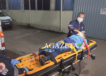 Mulher é atropelada ao atravessar avenida e condutor foge sem prestar socorro