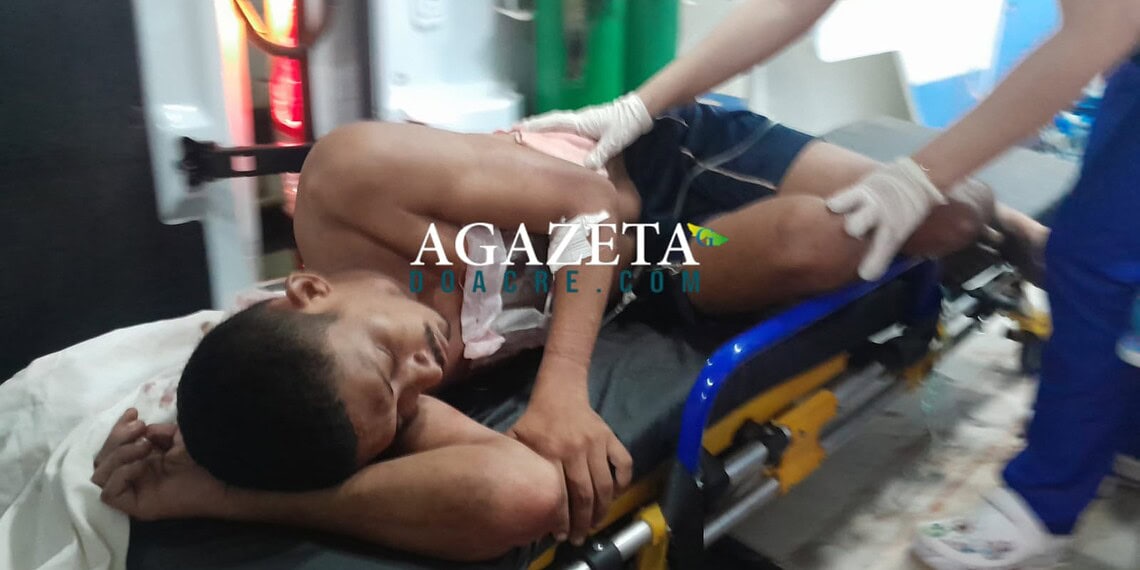 Bebedeira termina com homem ferido a golpes de faca com vísceras expostas em Boca do Acre