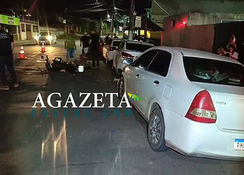 Motociclista fica ferido após colisão com três veículos em Rio Branco