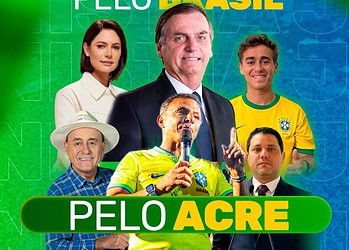 Grupo de direita realiza ato no Acre pedindo anistia para condenados de 8 de janeiro
