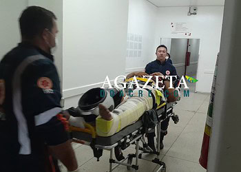 Motociclista sofre fratura exposta após colisão com carro em Rio Branco