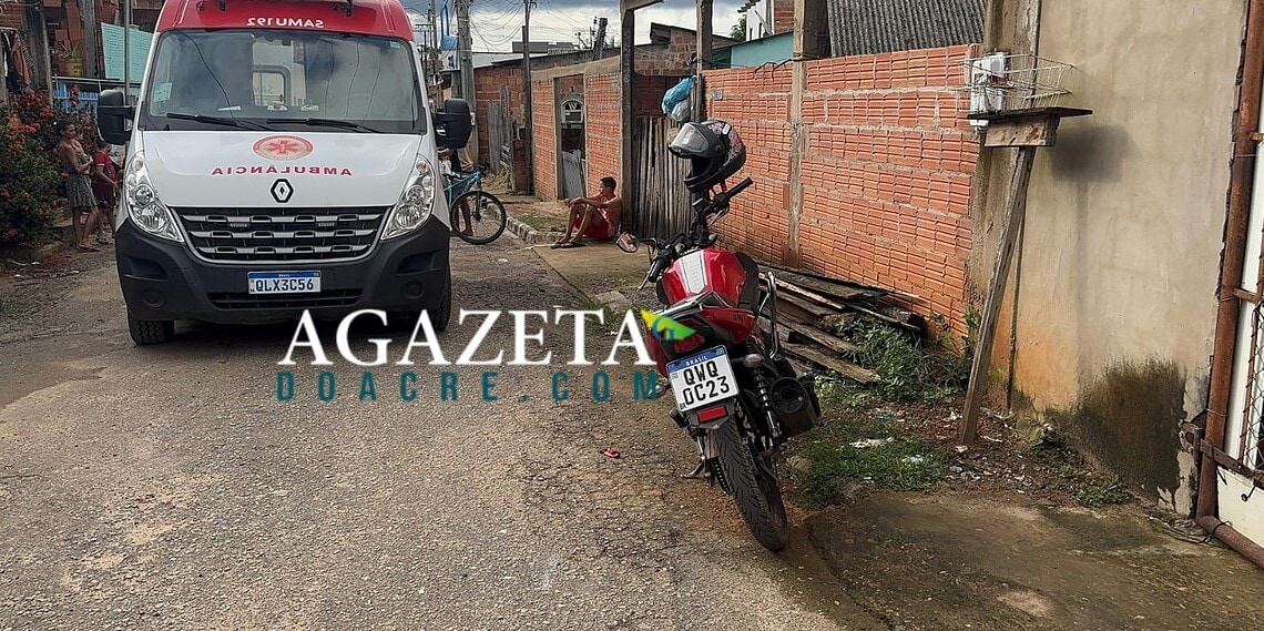 Criança de 7 anos é atropelada ao atravessar rua em Rio Branco e perde dentes no impacto