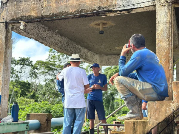 ETA 1 volta a operar em Rio Branco após dias de paralisação por conta da cheia do Rio Acre