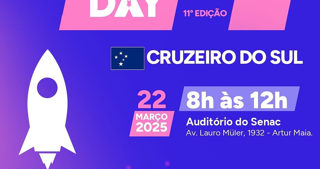 Startup Day 2025 vai fomentar o uso de inteligência artificial e inovação para pequenos negócios no Acre
