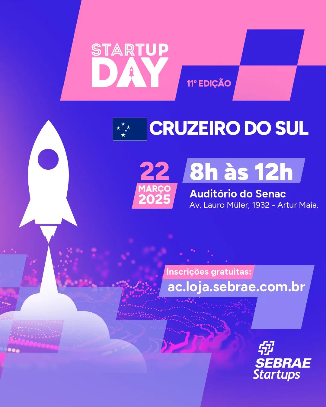 Startup Day 2025 vai fomentar o uso de inteligência artificial e inovação para pequenos negócios no Acre