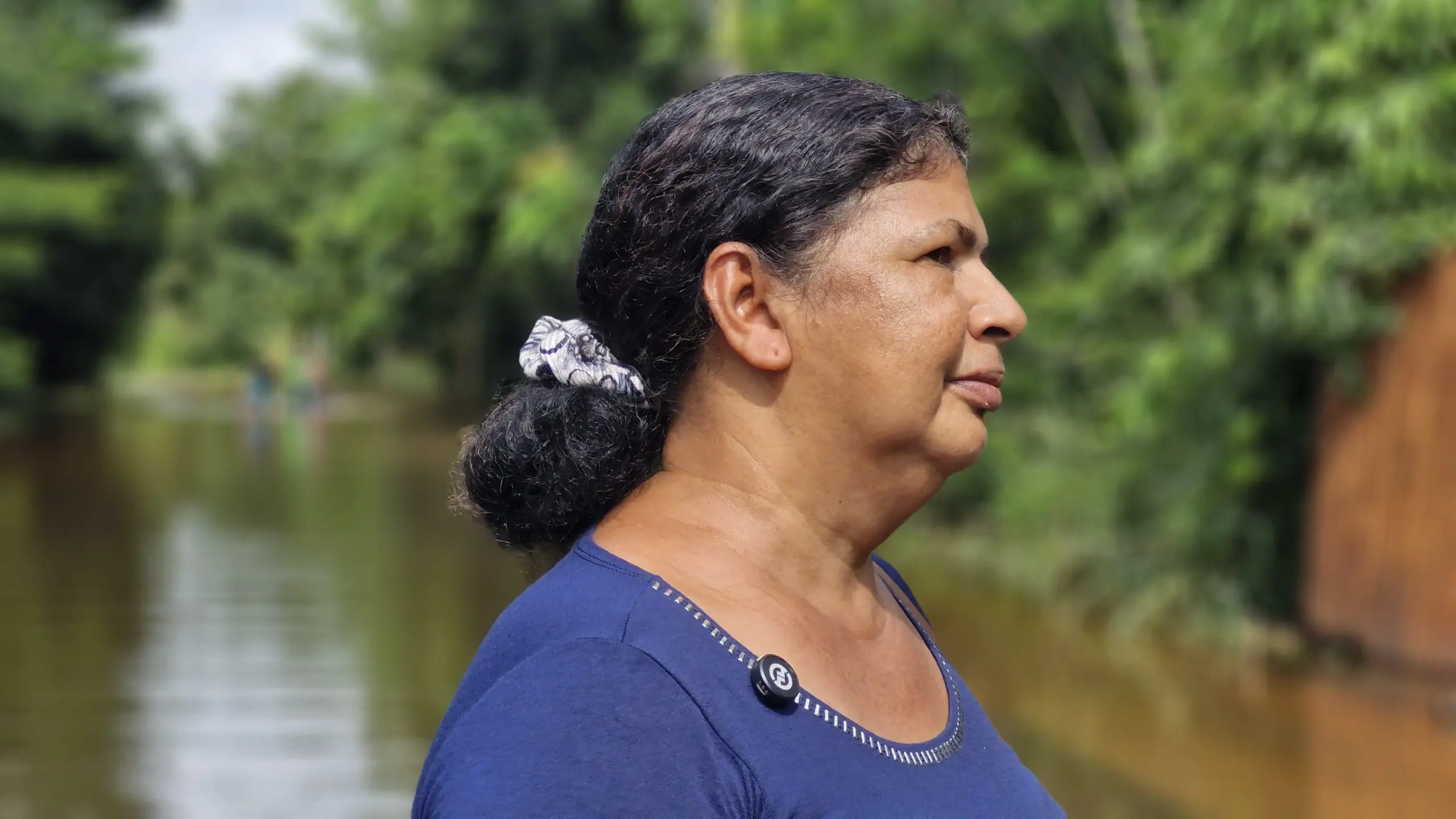 Moradora do Taquari anda 40 minutos na alagação para chegar em casa: 'ilhada'