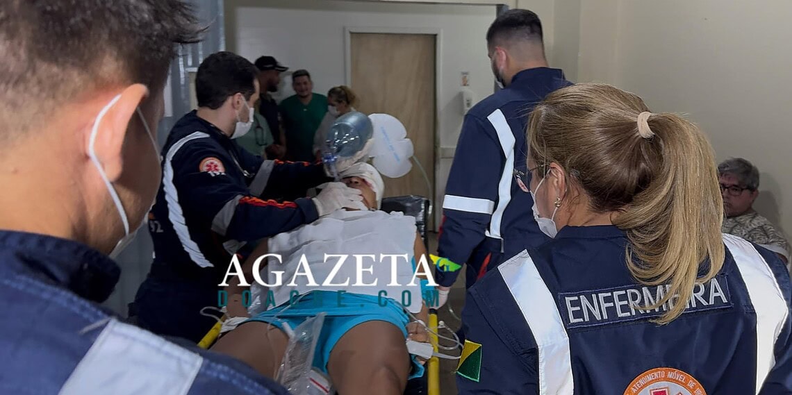 Mulher é ferida com um tiro no olho dentro de casa e sobrinho é preso em flagrante