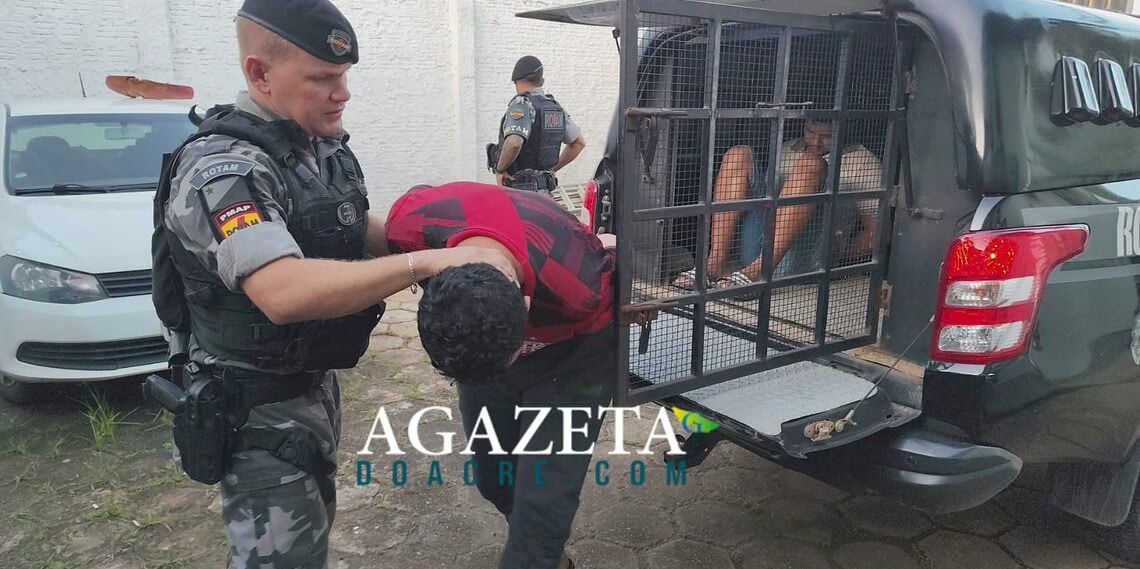Dupla é presa por tráfico de drogas durante operação da ROTAM em Rio Branco
