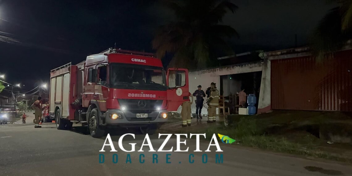 Homem incendeia a própria casa durante surto psicótico em Rio Branco