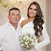 Calita e Amado Batista se casaram em uma cerimônia intimista • Instagram/Calita Franciele Miranda de Souza