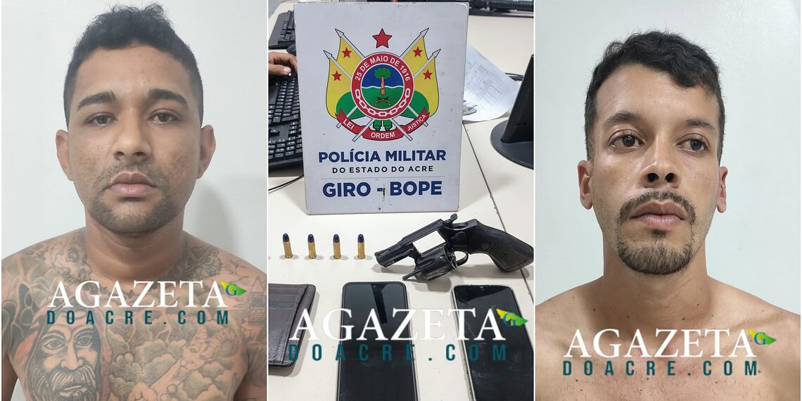 Homem tenta fazer amigo assumir posse de arma, mas ambos acabam presos em Rio Branco