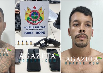 Homem tenta fazer amigo assumir posse de arma, mas ambos acabam presos em Rio Branco